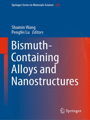 cover image of Bismuth-Containing Alloys and Nanostructures